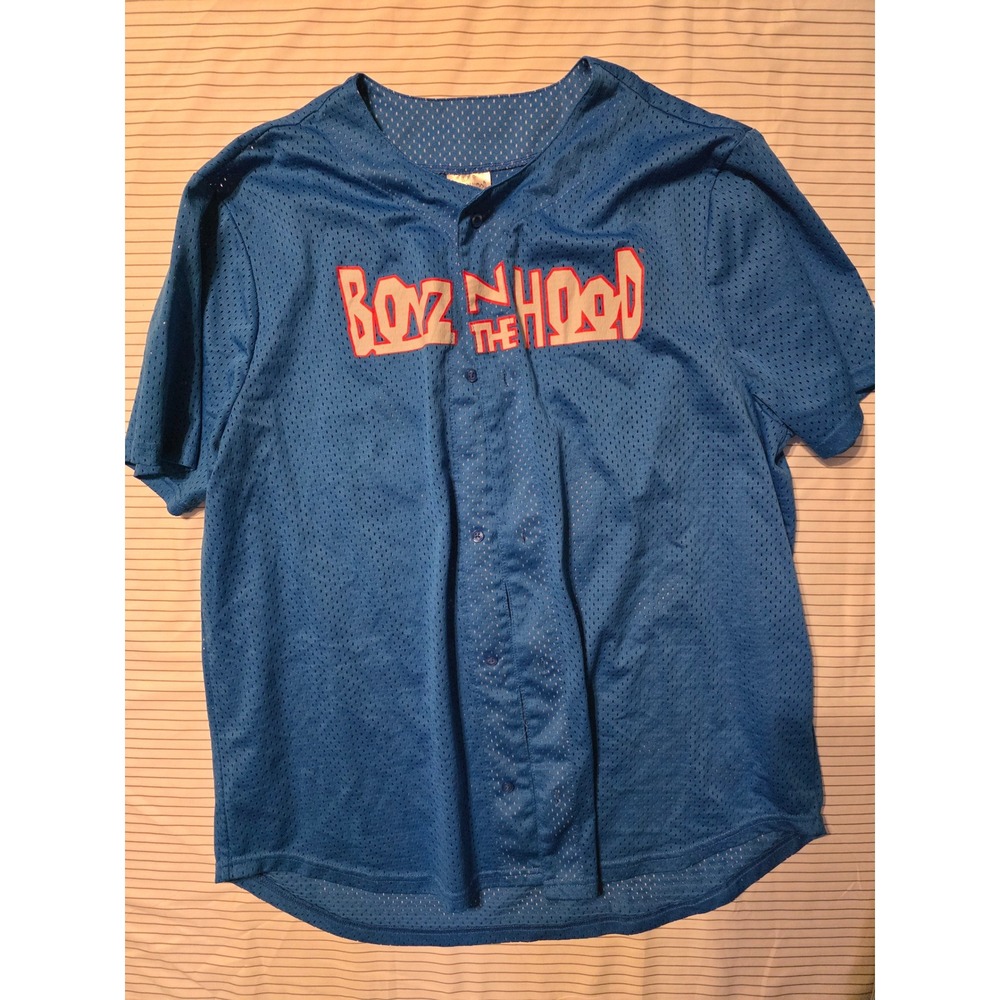1279 Hybrid Apparel Boyz N The Hood Baseb Jersey Blu Mesh XXL South Central 1991